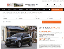 Tablet Screenshot of mckenziemotors.com